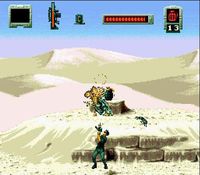 une photo d'Ã©cran de Stargate sur Nintendo Super Nes